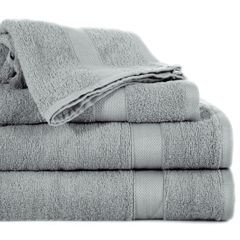 Miękki chłonny ręcznik kąpielowy stalowy 70x140 - 70 X 140 cm - stalowy 1