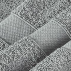 Miękki chłonny ręcznik kąpielowy stalowy 70x140 - 70 X 140 cm - stalowy 5