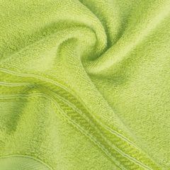 Ręcznik kąpielowy jasny zielony LORI z bawełny z dekoracyjną bordiurą 50x90 cm Eurofirany - 50 x 90 cm - zielony 4