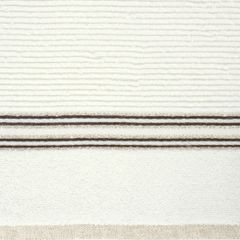 FILON ręcznik kąpielowy z błyszczącą bordiurą Eva Minge Eurofirany - 50 x 90 cm - kremowy 9