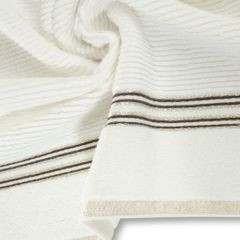 FILON ręcznik kąpielowy z błyszczącą bordiurą Eva Minge Eurofirany - 50 x 90 cm - kremowy 10