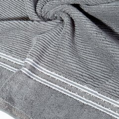 FILON ręcznik kąpielowy z błyszczącą bordiurą Eva Minge Eurofirany - 50 x 90 cm - srebrny 4