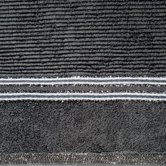 FILON ręcznik kąpielowy z błyszczącą bordiurą Eva Minge Eurofirany - 70 x 140 cm - stalowy 9