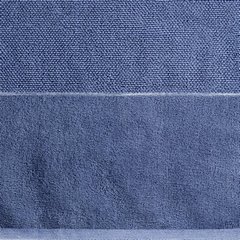 Ręcznik LUCY niebieski z bordiurą z weluru Eurofirany - 50 x 90 cm - niebieski 3
