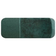 Ręcznik łazienkowy LUCY z bordiurą z weluru Eurofirany - 50 x 90 cm - butelkowy zielony 2