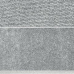 Ręcznik łazienkowy LUCY z bordiurą z weluru Eurofirany - 50 x 90 cm - jasnoszary 3