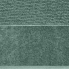 Ręcznik kąpielowy LUCY miętowy z bordiurą z weluru Eurofirany - 70 x 140 cm - miętowy 3