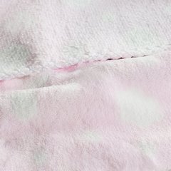 Koc +miś w piżamce różowy zestaw niemowlaka HIT 90x75 cm - 90 X 75 cm - różowy 3
