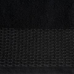 Ręcznik Mika Eurofirany Premium 70x140 czarny/srebrny - 70 X 140 cm - czarny 2