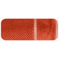 Ręcznik łazienkowy CALEB z bawełny frotte Eurofirany - 50 x 90 cm - pomarańczowy 2