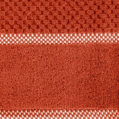 Ręcznik łazienkowy CALEB z bawełny frotte Eurofirany - 70 x 140 cm - ceglasty 4