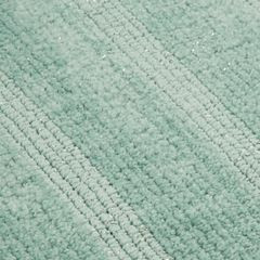 Łazienkowy dywanik w paski splot pętelkowy miętowy 60x90 cm - 60 x 90 cm - miętowy 3