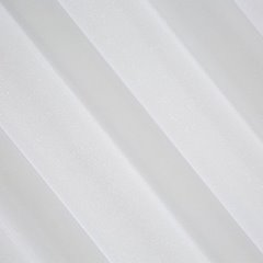 Sakali biała firana z etaminy z błyszczącą moherową nicią 140x250 cm na przelotkach - 140 x 250 cm - biały 2