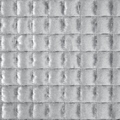 Welwetowa narzuta pikowana srebrna 170x210 cm - 170 X 210 cm - srebrnoszary 3