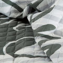 Modna narzuta z motywem napisów 200x220 cm - 200 X 220 cm - biały 7