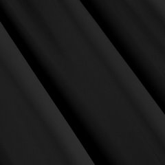 Logan gładka matowa czarna zasłona zaciemniająca blackout na taśmie 135x270 cm Eurofirany - 135 x 270 cm - czarny 2
