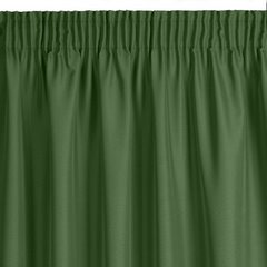 Zasłona ciemnozielona RITA z matowej gładkiej tkaniny Eurofirany - 140 x 270 cm - zielony 5