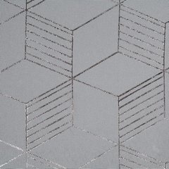 Zasłony Oli z geometrycznym wzorem srebrne na przelotkach 140x250cm - 140 X 250 cm - stalowy/srebrny 4