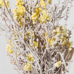 Sztuczny bukiet kwiatów jasnożółty Eurofirany - 34 cm - jasnożółty 2