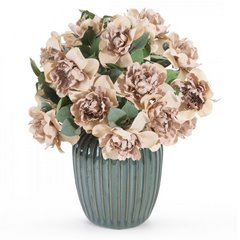Kamelia beżowa gałązka sztuczne kwiaty na gałązce 43 cm Eurofirany - ∅ 11 x 44 cm - beżowy 2