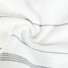 Ręcznik MIRA biały ze stebnowaną bordiurą Eurofirany - 30 x 50 cm - biały 5