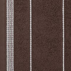 Ręcznik kąpielowy MIRA ze stębnowaną bordiurą Eurofirany - 50 x 90 cm - brązowy 9