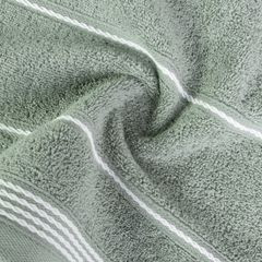 Ręcznik MIRA ze stębnowaną bordiurą Eurofirany - 30 x 50 cm - stalowy 5
