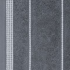 Ręcznik MIRA ze stębnowaną bordiurą Eurofirany - 30 x 50 cm - stalowy 9