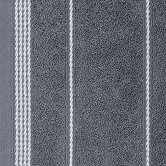 Ręcznik MIRA ze stębnowaną bordiurą Eurofirany - 30 x 50 cm - stalowy 4
