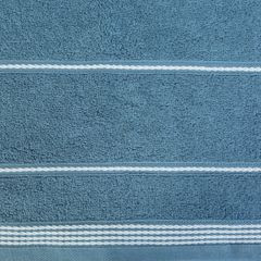 Ręcznik kąpielowy MIRA ciemnoniebieski ze stebnowaną bordiurą Eurofirany - 70 x 140 cm - ciemnoniebieski 4
