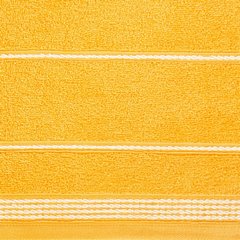 Ręcznik kąpielowy MIRA ze stębnowaną bordiurą Eurofirany - 70 x 140 cm - żółty 10
