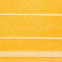 Ręcznik kąpielowy MIRA ze stębnowaną bordiurą Eurofirany - 70 x 140 cm - żółty 4