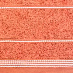 Ręcznik MIRA ze stębnowaną bordiurą Eurofirany - 30 x 50 cm - pomarańczowy 4