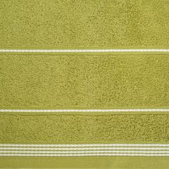 Ręcznik kąpielowy MIRA ze stębnowaną bordiurą Eurofirany - 50 x 90 cm - oliwkowy 9