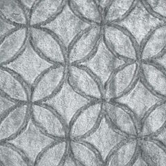 Narzuta o strukturze futra z wytłaczanym wzorem 220x240 - 220 X 240 cm - srebrny 3