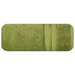 Ręcznik kąpielowy DANIEL z delikatna bordiurą Eurofirany - 50 x 90 cm - oliwkowy 2
