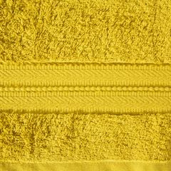 Ręcznik kąpielowy DANIEL z delikatna bordiurą Eurofirany - 50 x 90 cm - musztardowy 4