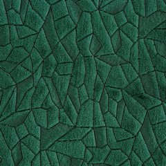 Zielony koc z mikroflano z geometrycznym nadrukiem 150x200 cm - 150 X 200 cm - zielony 2