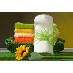 Gładki ręcznik kąpielowy z bawełny Eurofirany - 50 x 90 cm - pudrowy róż 3