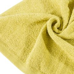 Gładki ręcznik kąpielowy z bawełny Eurofirany - 70 x 140 cm - musztardowy 5