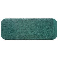Gładki ręcznik kąpielowy z bawełny Eurofirany - 70 x 140 cm - butelkowy zielony 2