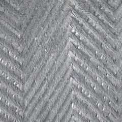 Narzuta flano z błyszczącym nadrukiem 200x220  - 200 X 220 cm - srebrny 5