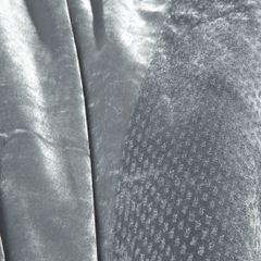 Welwetowa narzuta z błyszczącą nitką 170x210 - 170 x 210 cm - srebrny 4