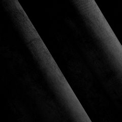 Zasłona czarna PIERRE z gładkiego welwetu Eurofirany - 140 x 250 cm - czarny 2