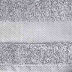 ANDREA SREBRNY RĘCZNIK KĄPIELOWY W STYLU MINIMALISTYCZNYM 70x140 cm EUROFIRANY ELLA LINE - 70 x 140 cm - srebrny 3