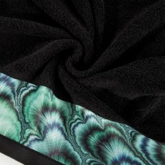Czarny ręcznik kąpielowy - mój wybór Eva Minge 50x90 cm - 50 X 90 cm - czarny 5