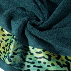Ręcznik kąpielowy - mój wybór Eva Minge - turkus i zwierzęcy wzór 70x140 cm - 70 X 140 cm - turkusowy 7