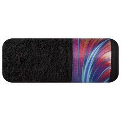 Czarny ręcznik kąpielowy - mój wybór Eva Minge - 70x140 cm - 70 X 140 cm - czarny 2