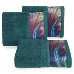 Amarantowy ręcznik kąpielowy - mój wybór Eva Minge - 70x140 cm - 70 X 140 cm - turkusowy 1