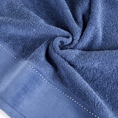 Ręcznik łazienkowy KARINA z szenilem i cyrkoniami Eva Minge Eurofirany - 50 x 90 cm - niebieski 9